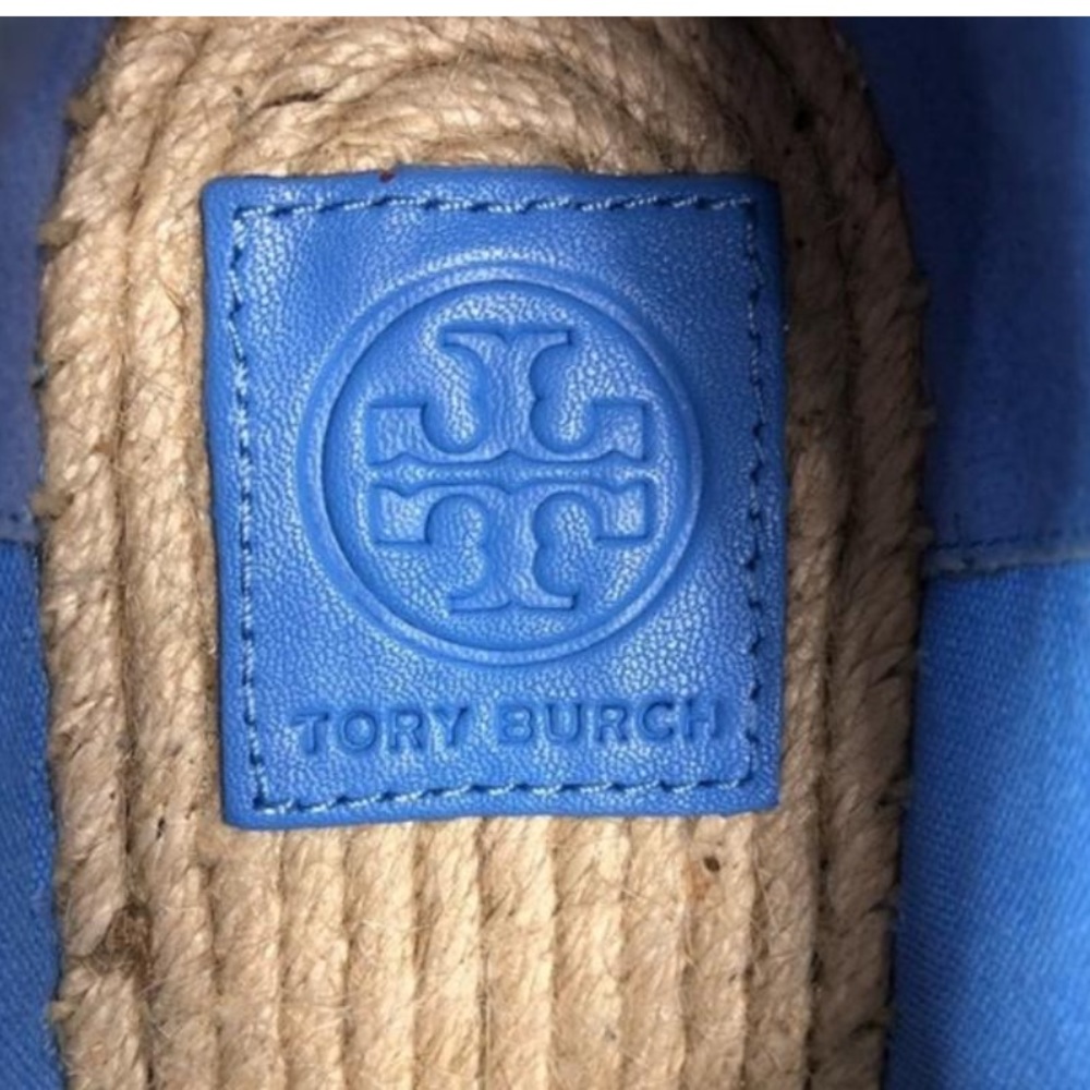 Tory Burch Blue and White Espadrilles - Picture 4 of 4